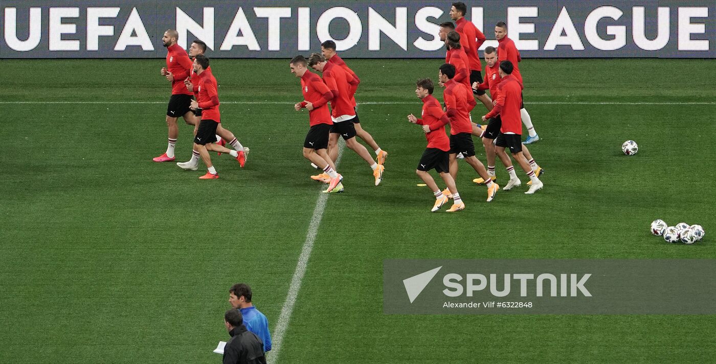Russia Soccer Nations League Serbia