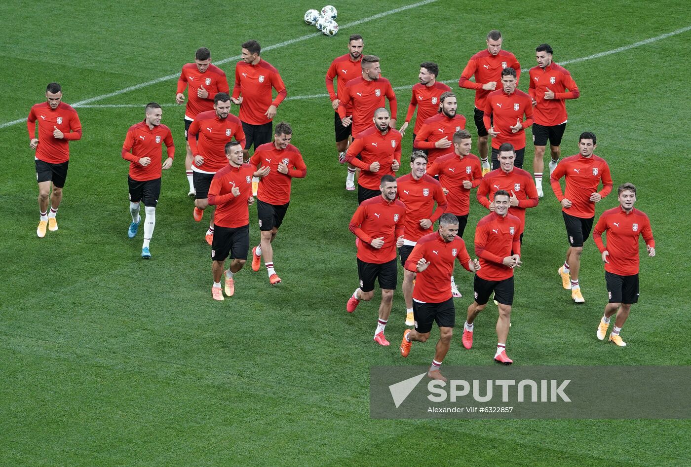 Russia Soccer Nations League Serbia