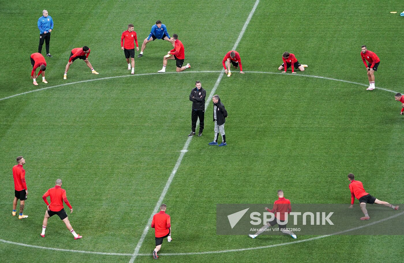 Russia Soccer Nations League Serbia