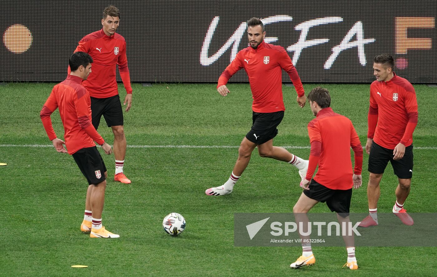 Russia Soccer Nations League Serbia