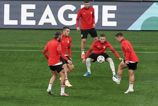 Russia Soccer Nations League Serbia