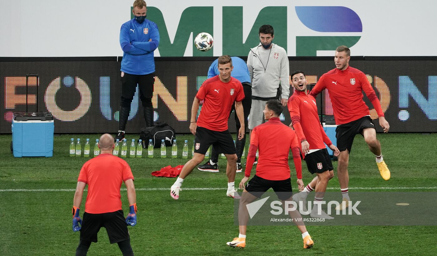 Russia Soccer Nations League Serbia