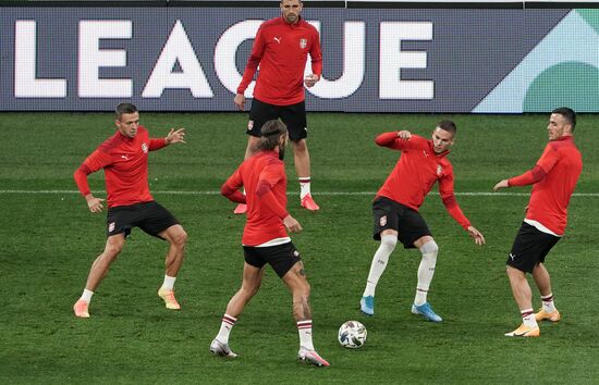 Russia Soccer Nations League Serbia