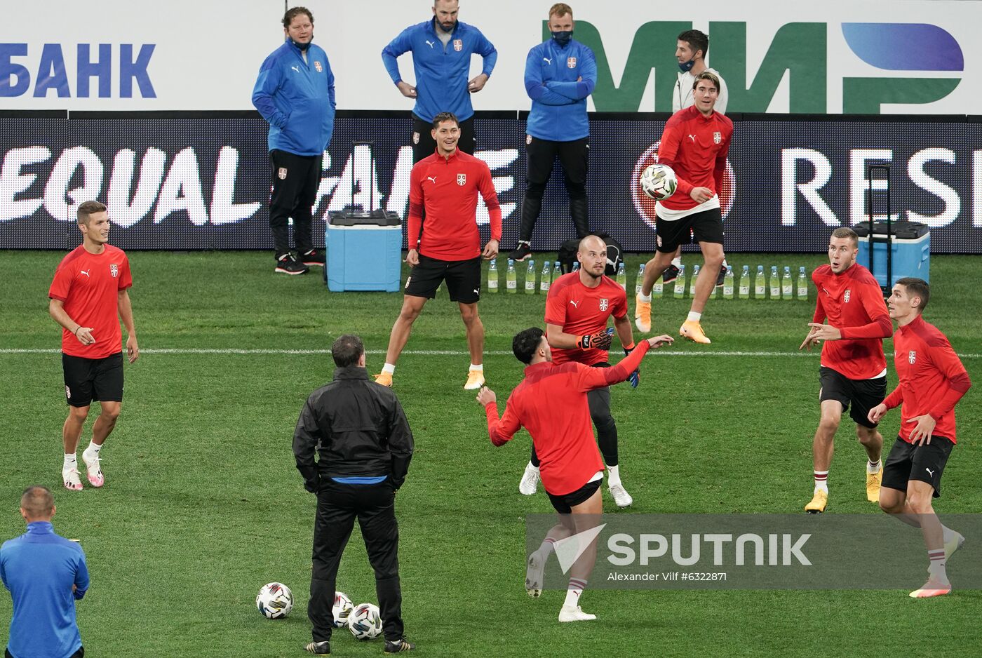 Russia Soccer Nations League Serbia
