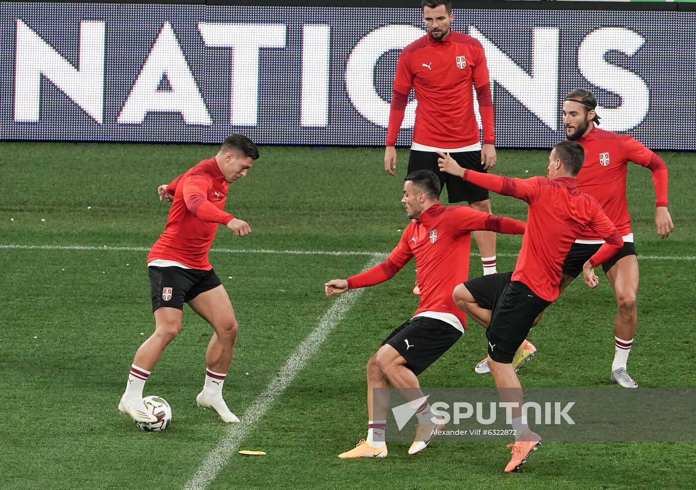 Russia Soccer Nations League Serbia