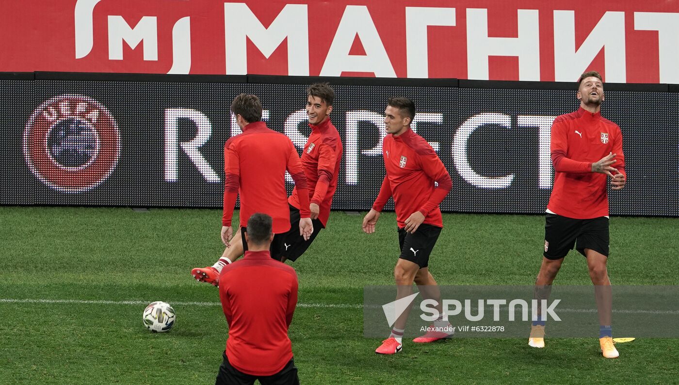 Russia Soccer Nations League Serbia