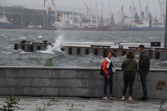 Russia Vladivostok Hurricane Aftermath