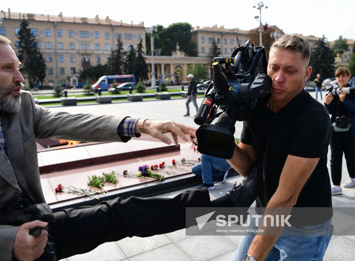Belarus Lukashenko Supporters Rally