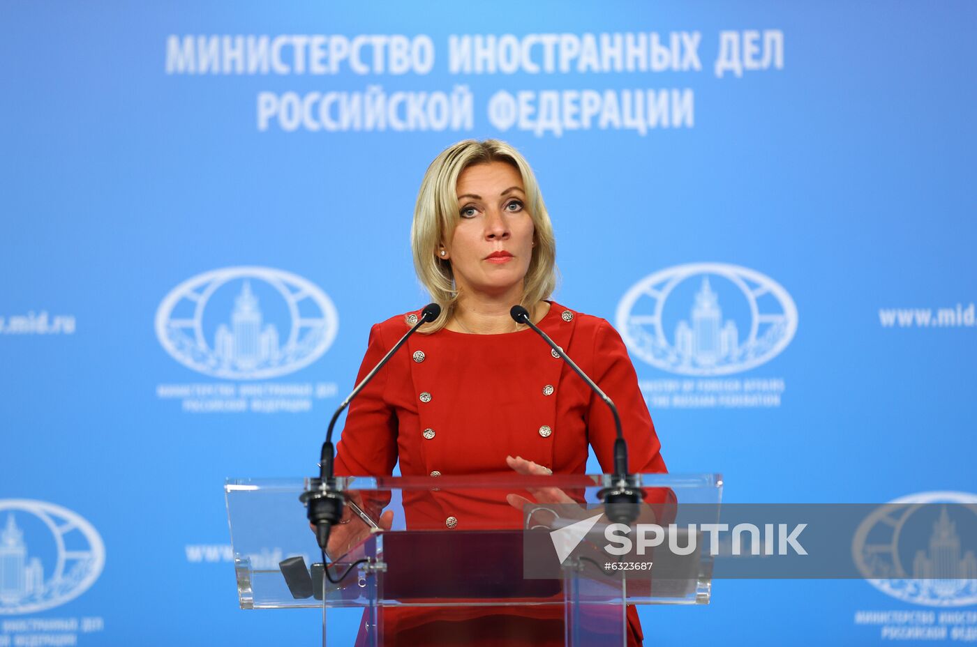 Russia Zakharova Briefing