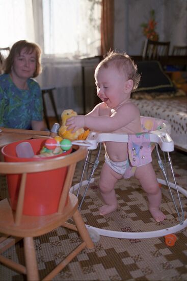 Child conceived through extracorporeal fertilization