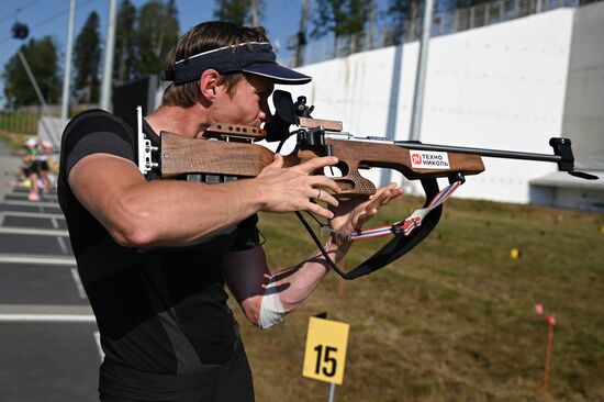 Russia Biathlon Training