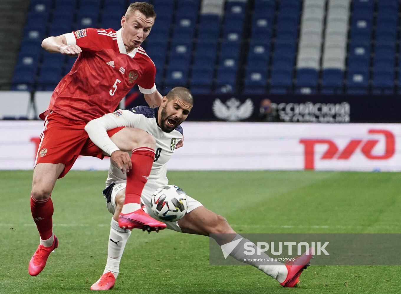 Russia Soccer Nations League Russia-Serbia
