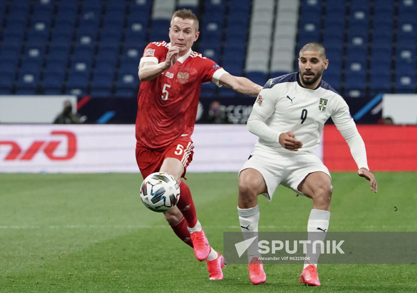 Russia Soccer Nations League Russia-Serbia