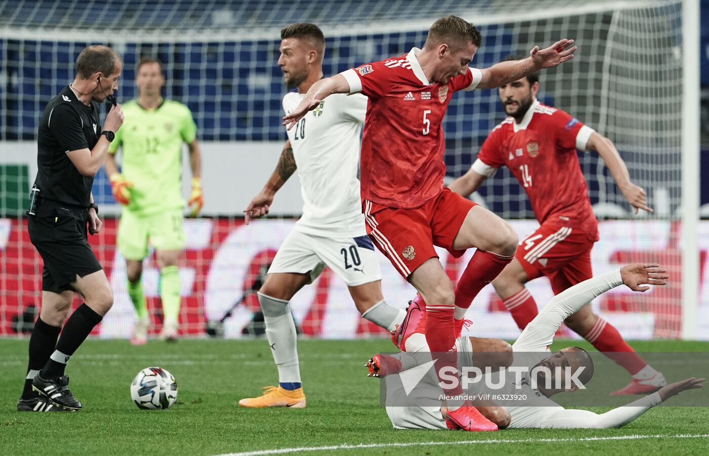Russia Soccer Nations League Russia-Serbia