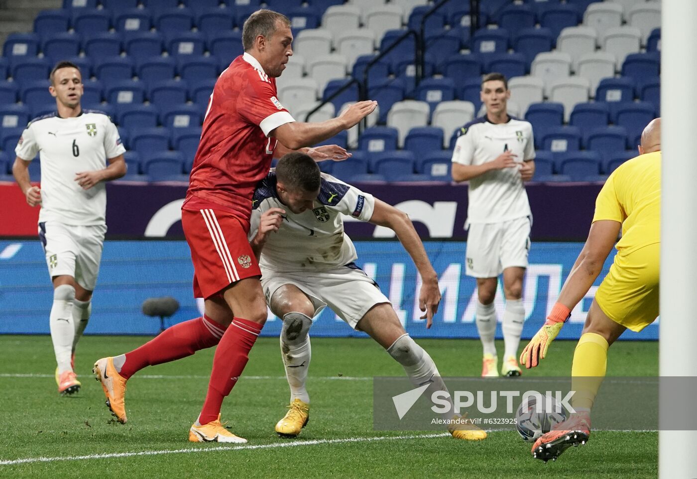 Russia Soccer Nations League Russia-Serbia