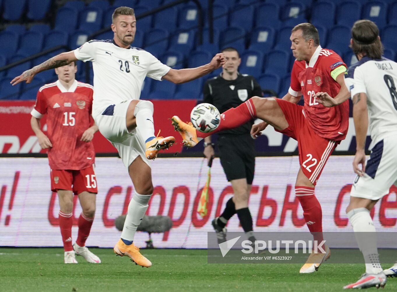 Russia Soccer Nations League Russia-Serbia