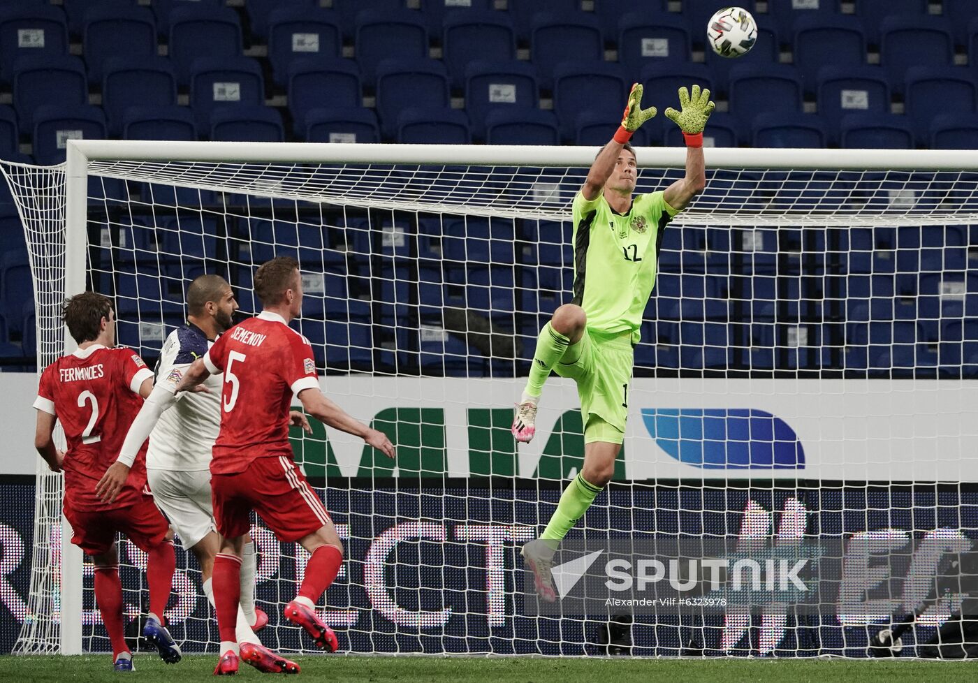 Russia Soccer Nations League Russia-Serbia