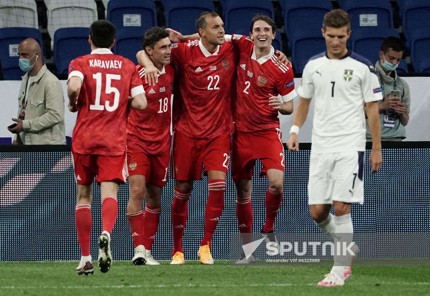 Russia Soccer Nations League Russia-Serbia