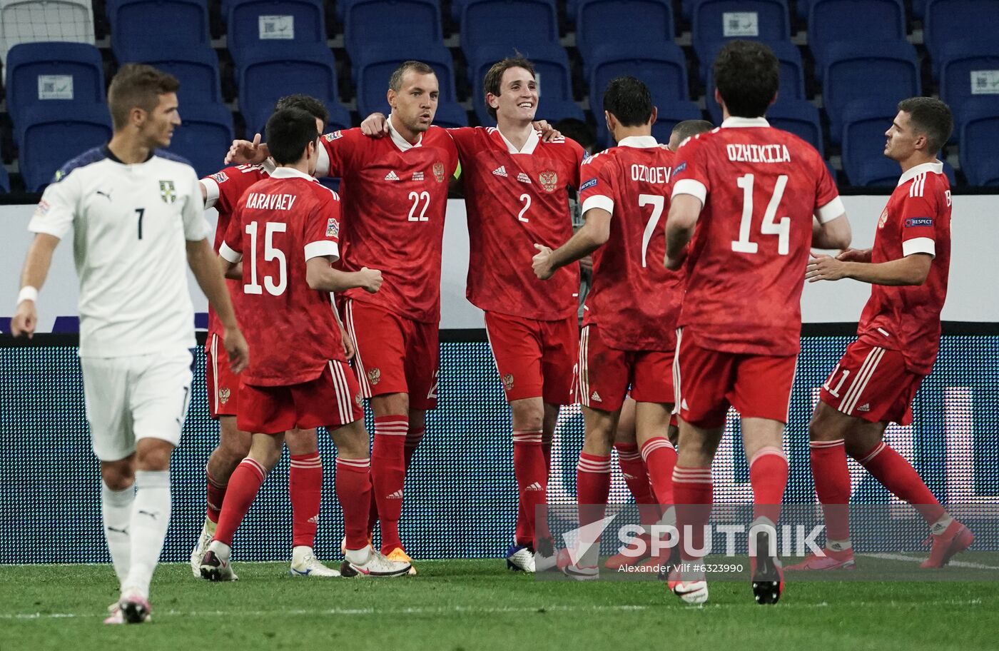 Russia Soccer Nations League Russia-Serbia