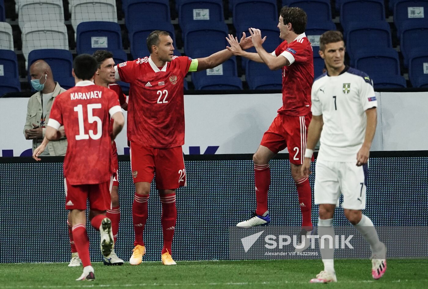 Russia Soccer Nations League Russia-Serbia
