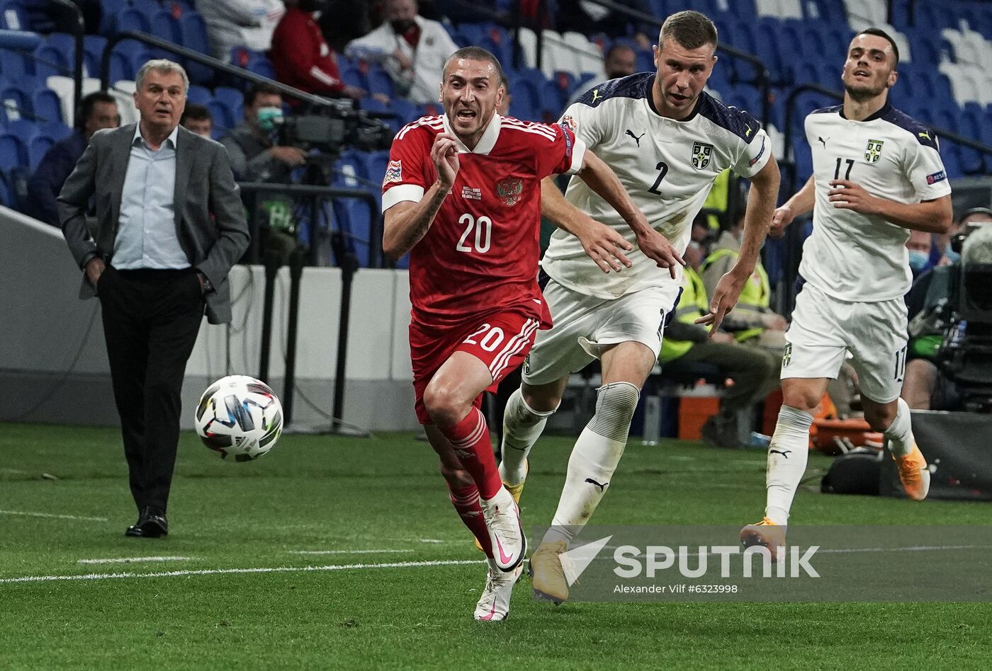 Russia Soccer Nations League Russia-Serbia