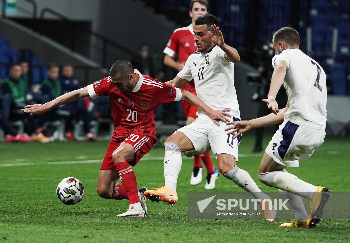 Russia Soccer Nations League Russia-Serbia