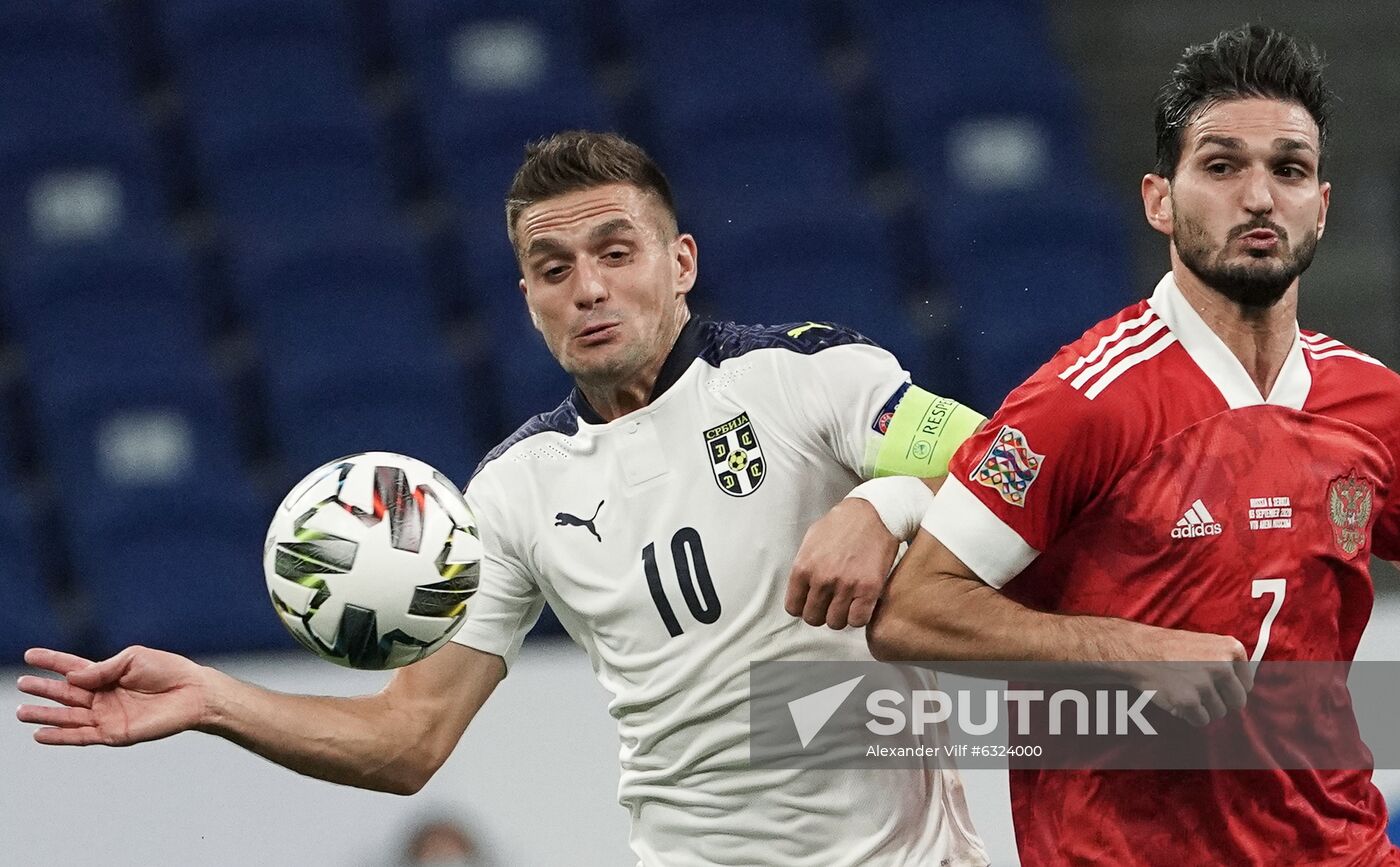 Russia Soccer Nations League Russia-Serbia