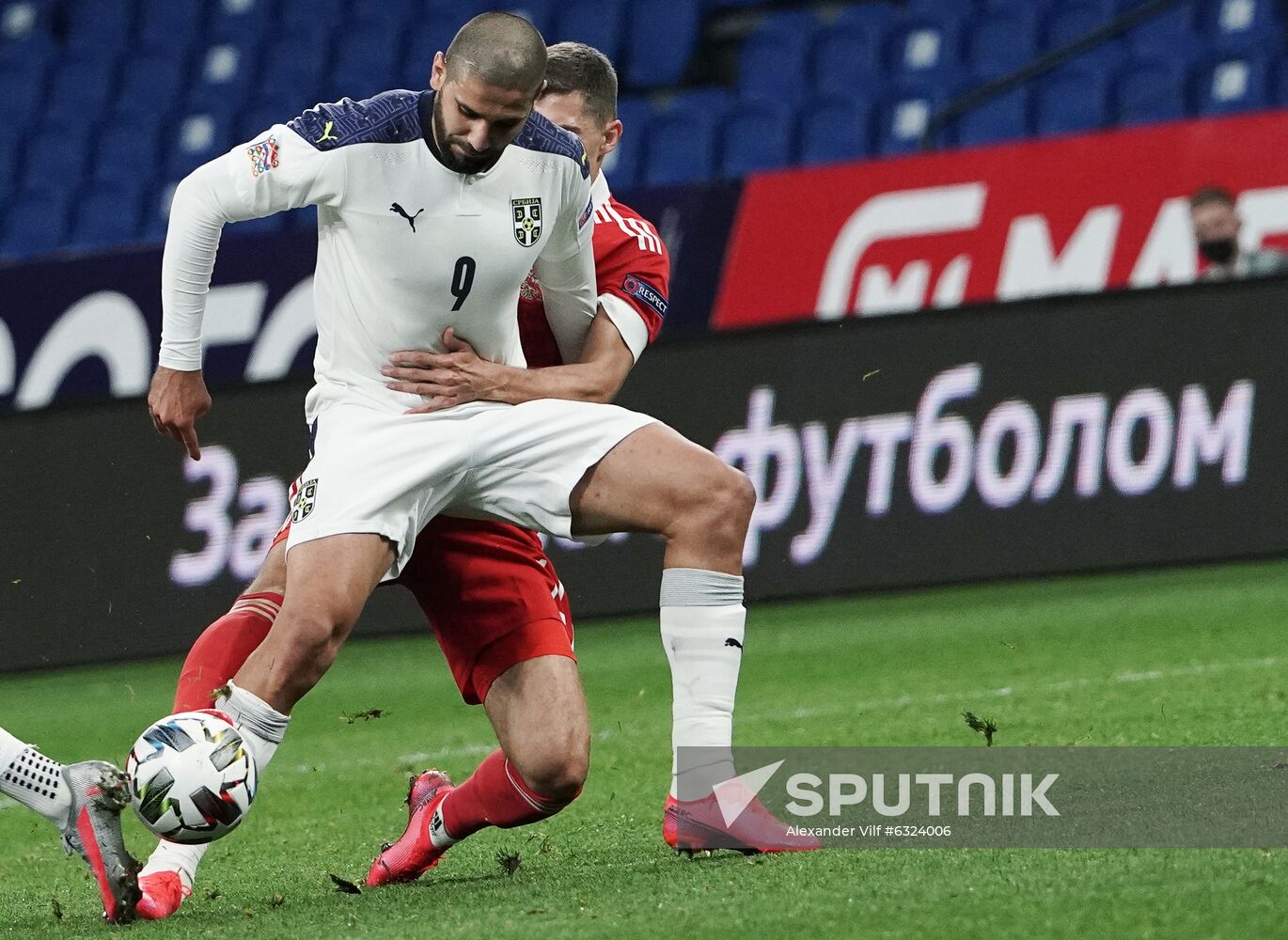 Russia Soccer Nations League Russia-Serbia