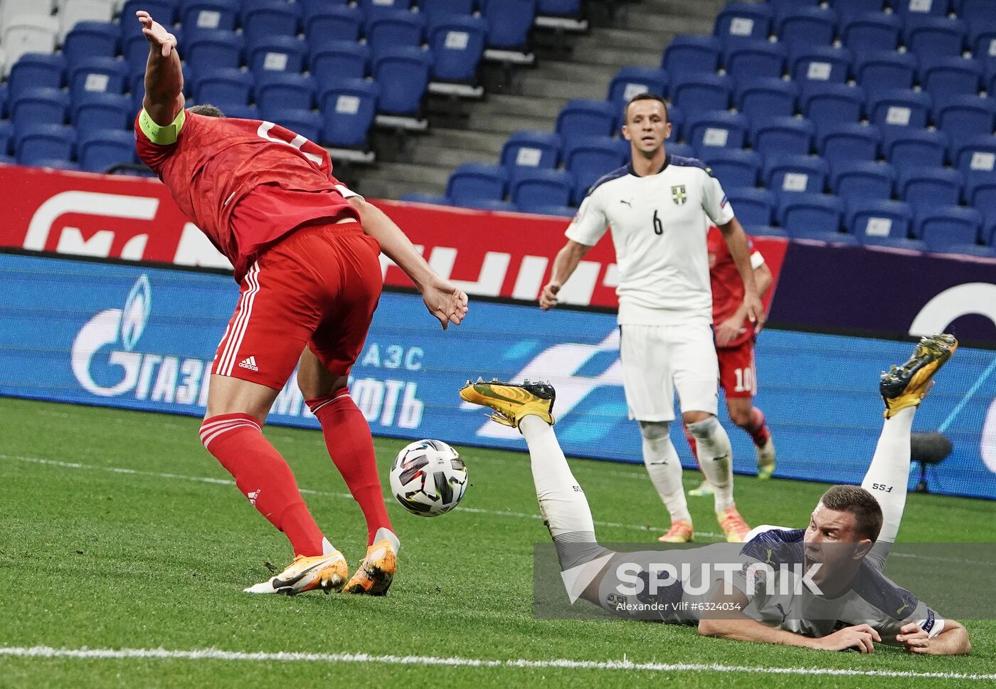 Russia Soccer Nations League Russia-Serbia