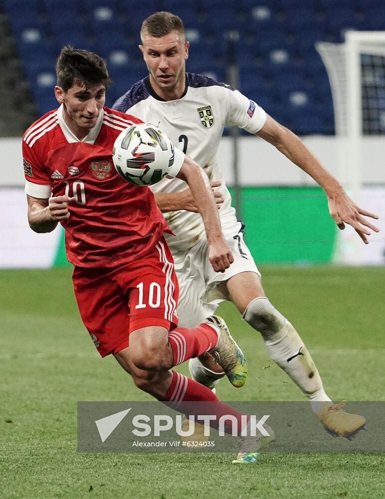 Russia Soccer Nations League Russia-Serbia