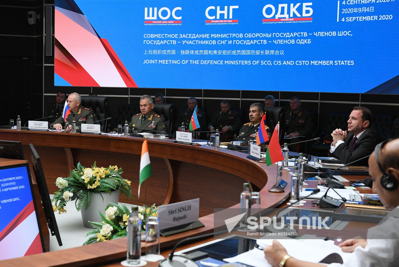 Joint Meeting of Defence Ministers of SCO, CIS and CSTO Member States