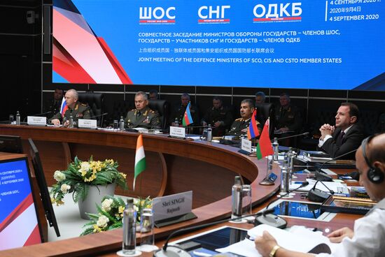 Joint Meeting of Defence Ministers of SCO, CIS and CSTO Member States