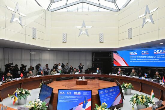 Joint Meeting of Defence Ministers of SCO, CIS and CSTO Member States