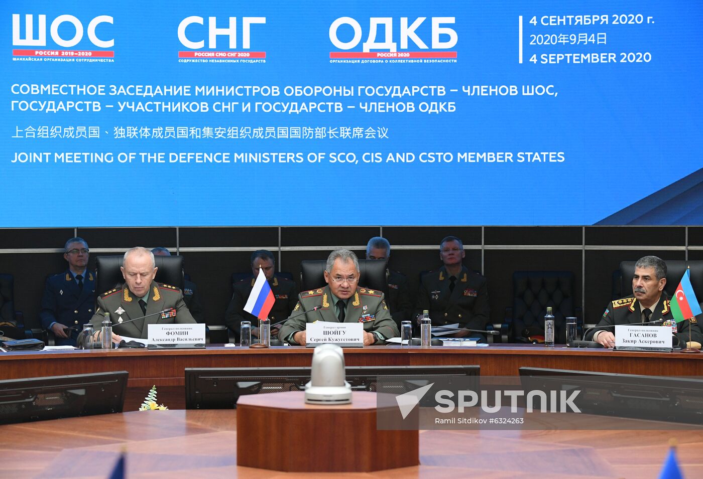 Joint Meeting of Defence Ministers of SCO, CIS and CSTO Member States