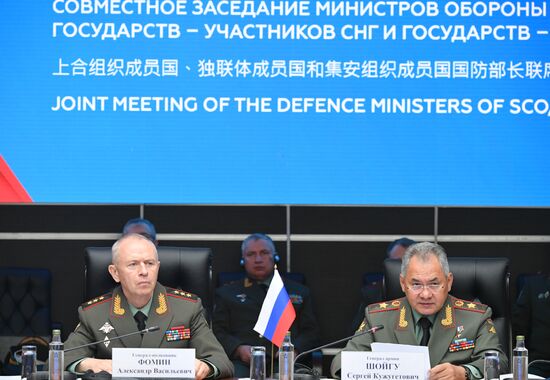 Joint Meeting of Defence Ministers of SCO, CIS and CSTO Member States