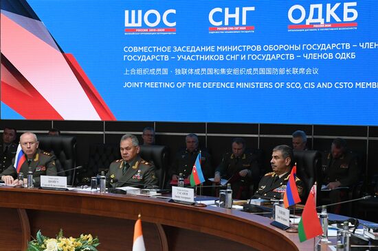 Joint Meeting of Defence Ministers of SCO, CIS and CSTO Member States