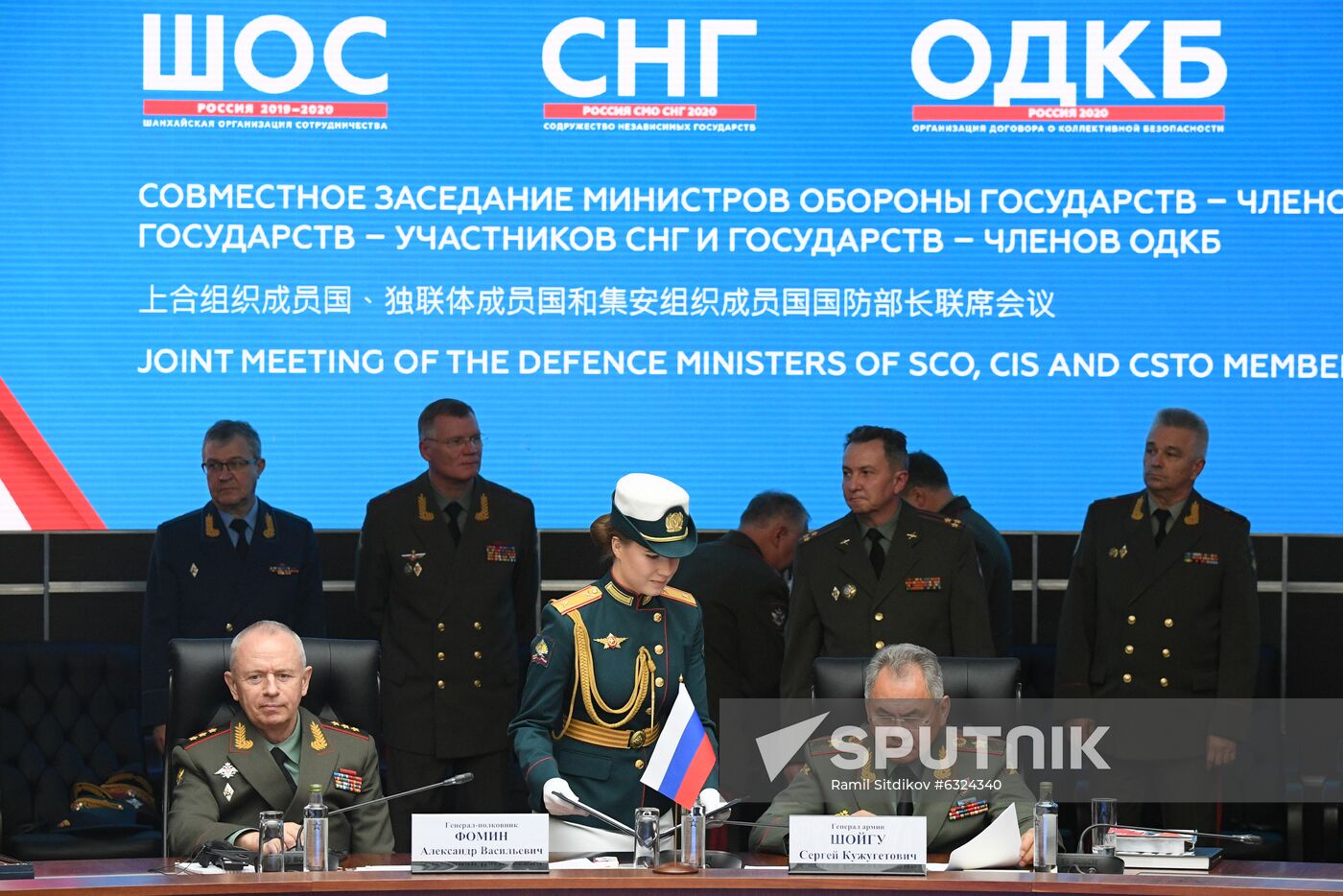 Joint Meeting of Defence Ministers of SCO, CIS and CSTO Member States