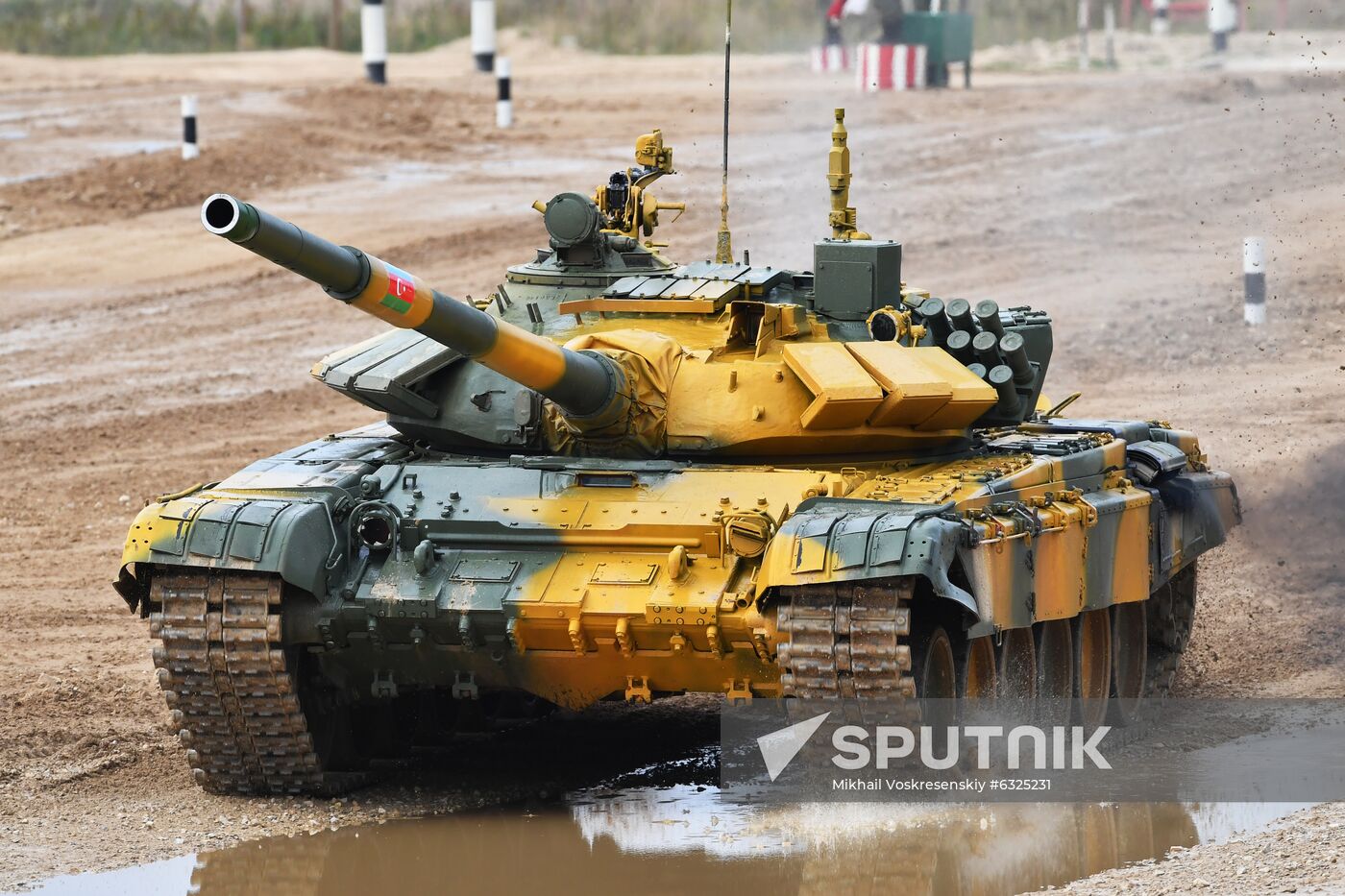 Russia Army Games Tank Biathlon