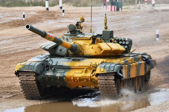 Russia Army Games Tank Biathlon