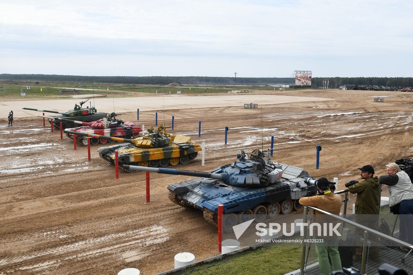 Russia Army Games Tank Biathlon