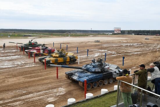 Russia Army Games Tank Biathlon