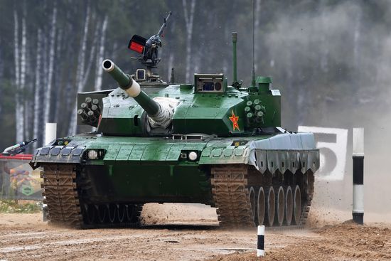 Russia Army Games Tank Biathlon
