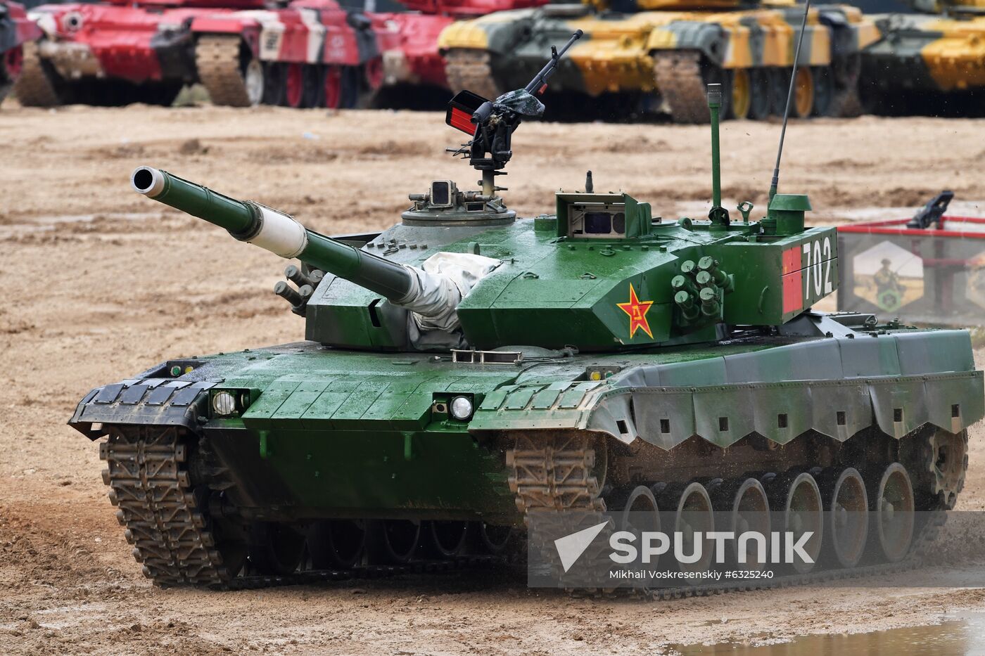 Russia Army Games Tank Biathlon