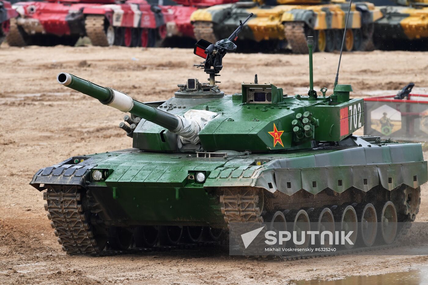 Russia Army Games Tank Biathlon