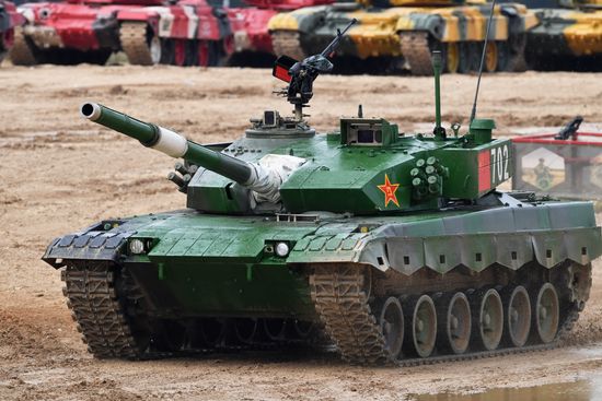 Russia Army Games Tank Biathlon