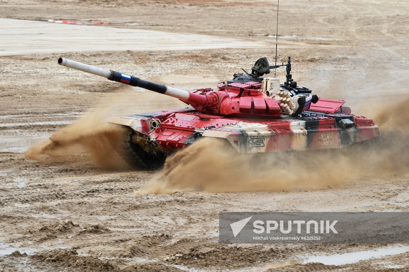 Russia Army Games Tank Biathlon