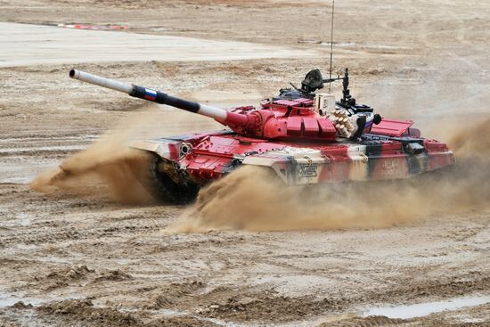 Russia Army Games Tank Biathlon