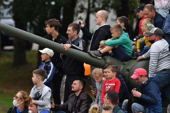 Russia Army Games Tank Biathlon