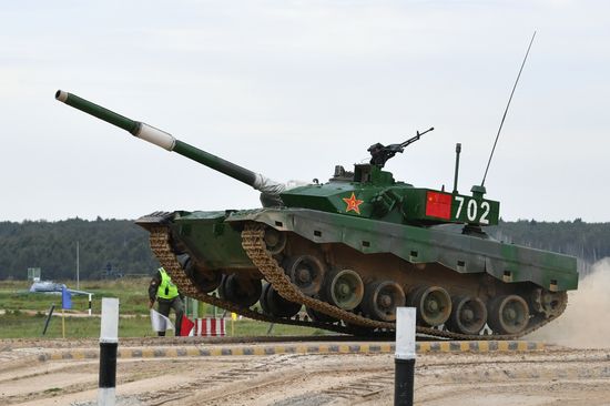 Russia Army Games Tank Biathlon