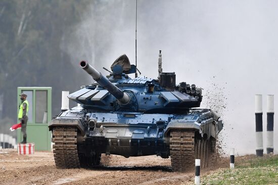 Russia Army Games Tank Biathlon